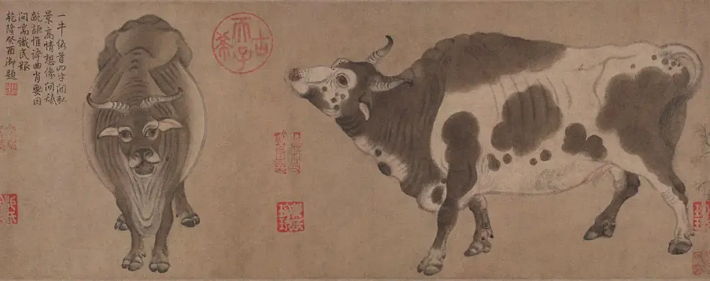 韩滉五牛图卷
